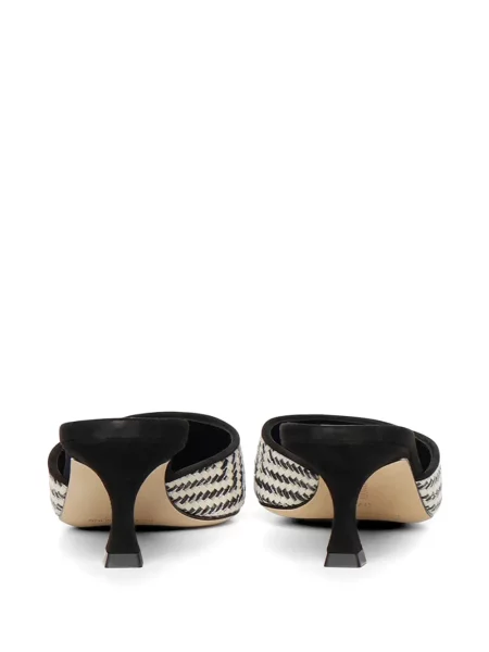 Papuci tip mules Manolo Blahnik negru