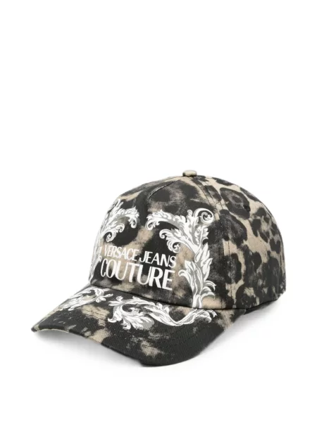 Șapcă Versace Jeans Couture cu imagine cu model leopard negru