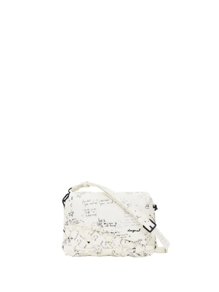 Desigual Torba preko ramena crna bijela