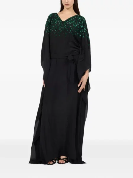 Rochie maxi Roberto Cavalli cu paiete negru