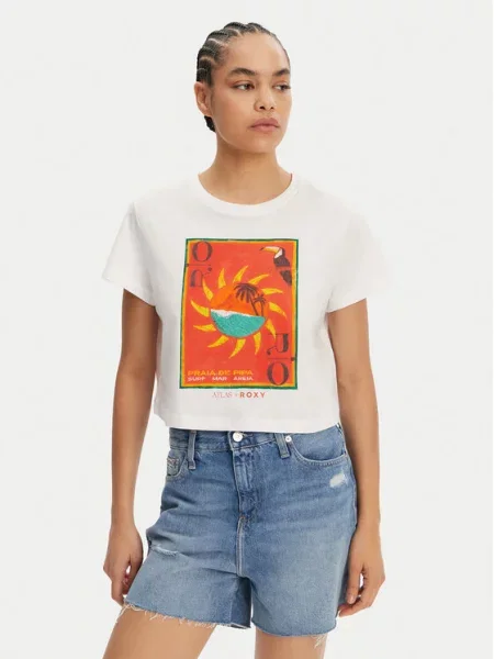 Roxy T-Shirt biały