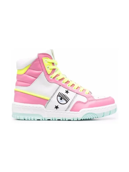 Sneakersy Chiara Ferragni Collection skórzane różowe