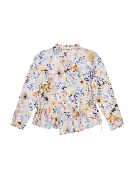 Wielobarwność bluzka Munthe w kwiatki kopertowa