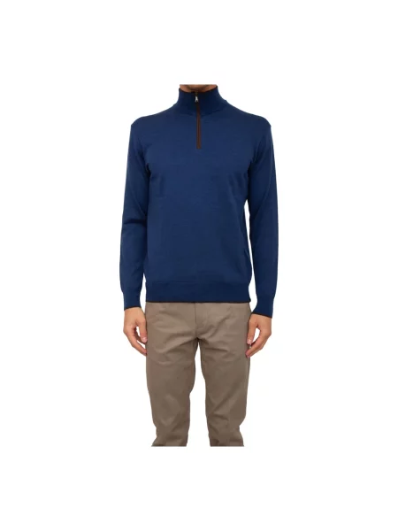 Sweter Paul & Shark wełniany niebieski
