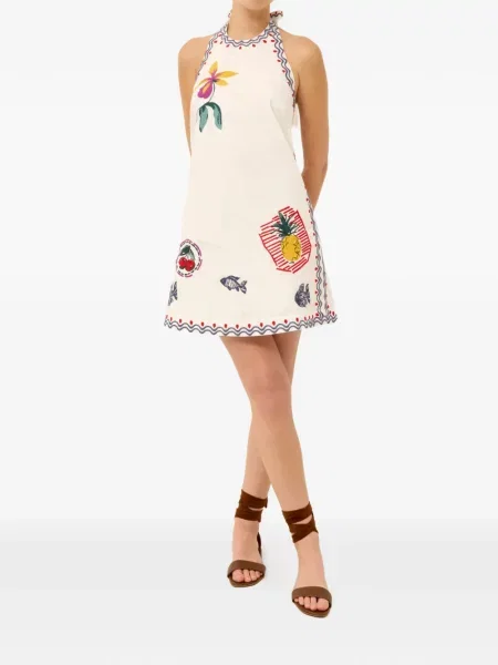 Rochie mini Marie Oliver alb