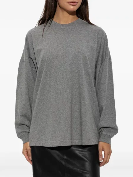 Hanorac By Malene Birger cu broderie gri