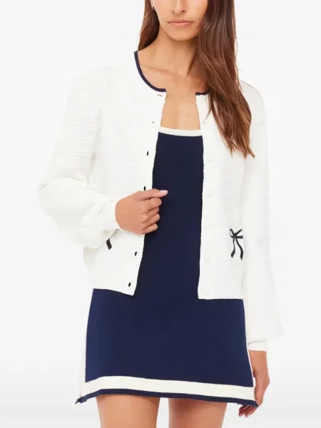 Cardigan The Upside cu funde alb