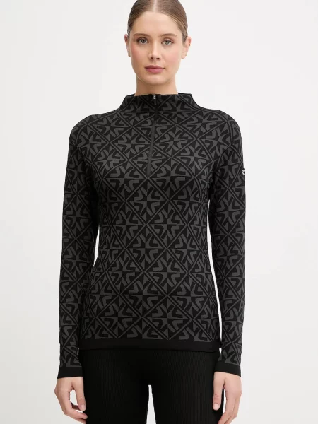 Newland funkcionális hosszú ujjú ing LADY T-NECK fekete