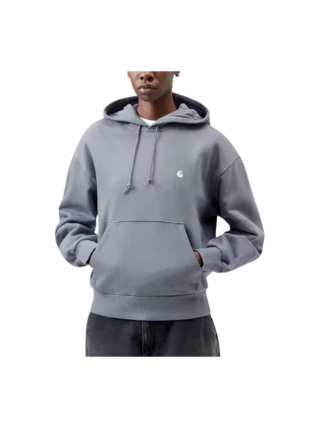 Bluza z kapturem Carhartt Wip z kapturem szara