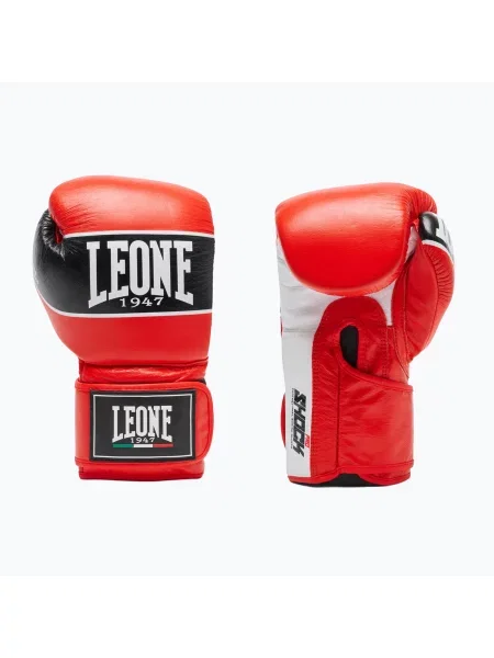 Рукавиці боксерські LEONE Shock Pro red червоні
