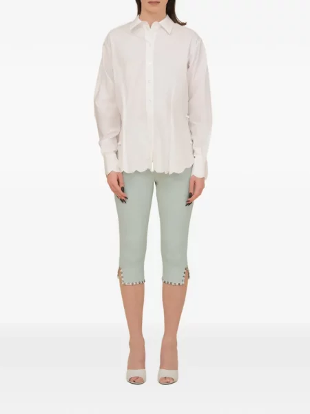 Decupat pantaloni Contessa Mills verde