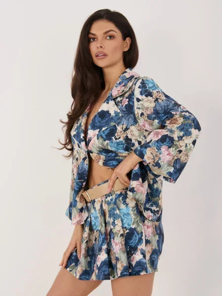 Pantaloni scurți Italy Moda albastru