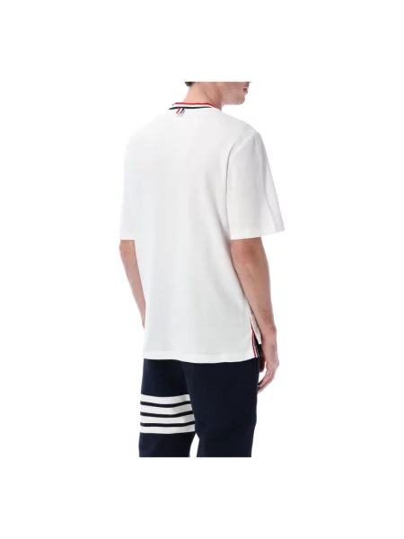 Koszulka Thom Browne z krótkim rękawem biała