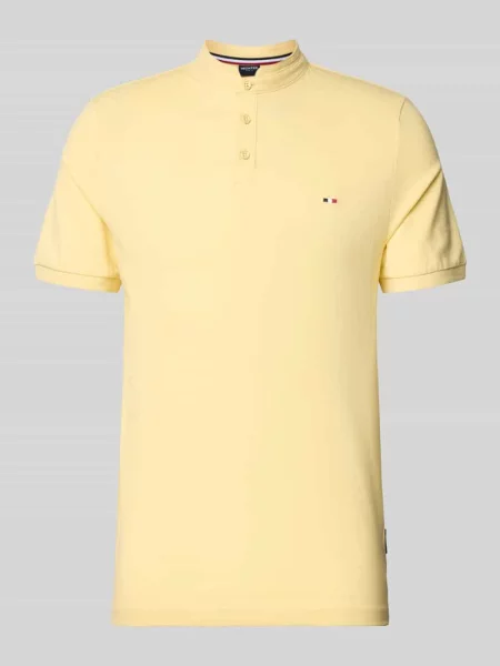 Koszulka polo krój slim fit ze stójką Hechter Paris
