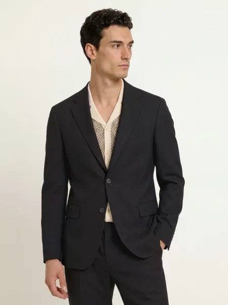 Strellson Sako Ari Slim Fit black černé