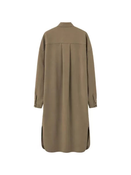 Cu centură rochie midi Iro maro