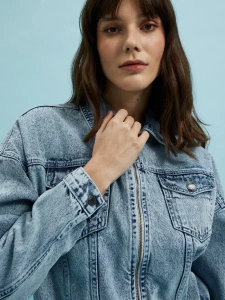 Geacă de blugi Moodo negru