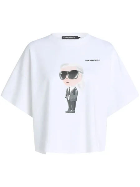 Μπλούζα Karl Lagerfeld λευκό