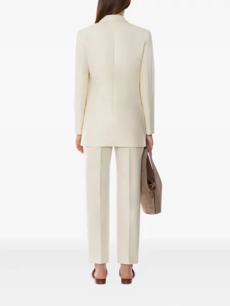 Sacou Alberta Ferretti alb