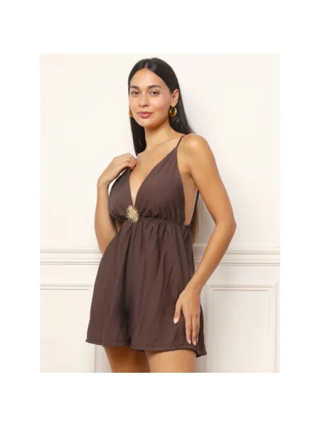 Salopetă La Modeuse maro