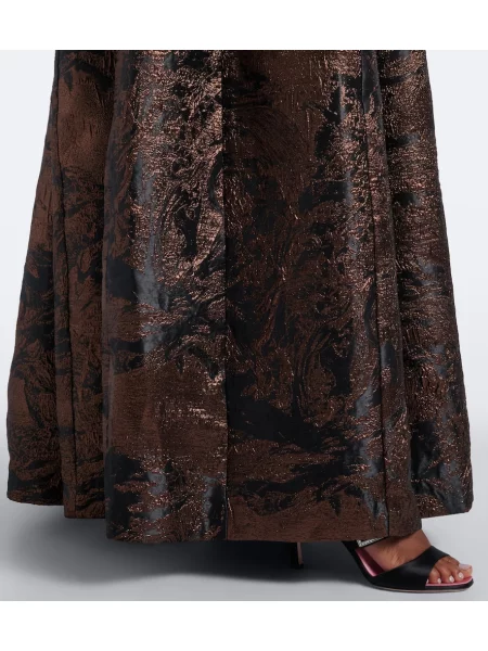 Rochie Simkhai din jacard maro