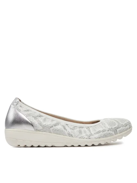 Pantofi Caprice argintiu