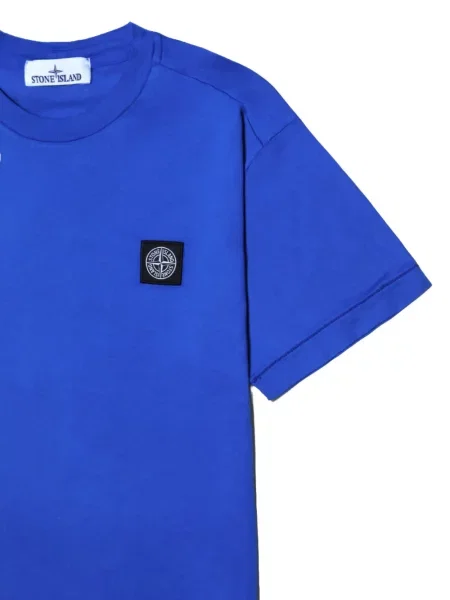 Tricou Stone Island cu strasuri albastru