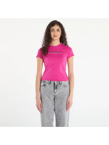 Tričko Karl Lagerfeld Jeans Slim Ss Reflection Tee Very Berry S
