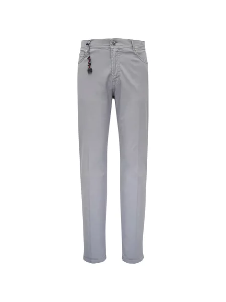 Kalhoty Marco Pescarolo s 5 kapsami šedé