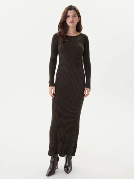 ONLY Pletena obleka Asta rjava