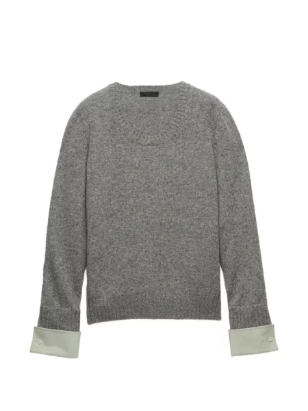 Pulover Prada de lână gri