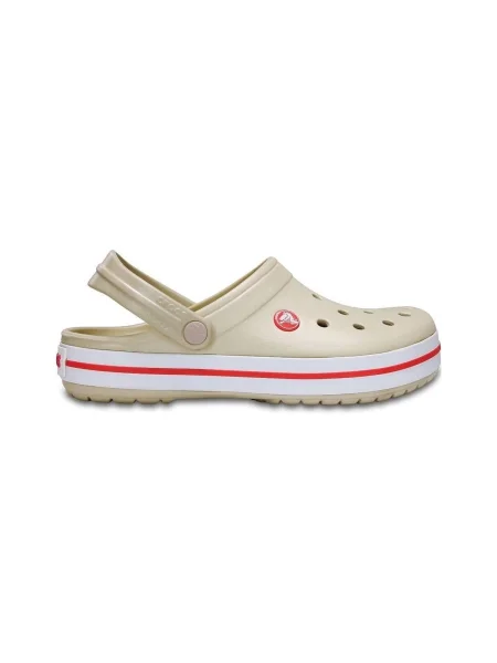 Papucs CROCS Crocband Stucco/Mellon bézs