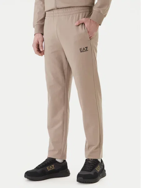 Emporio Armani Spodnji del trenirke PJVRZ bež