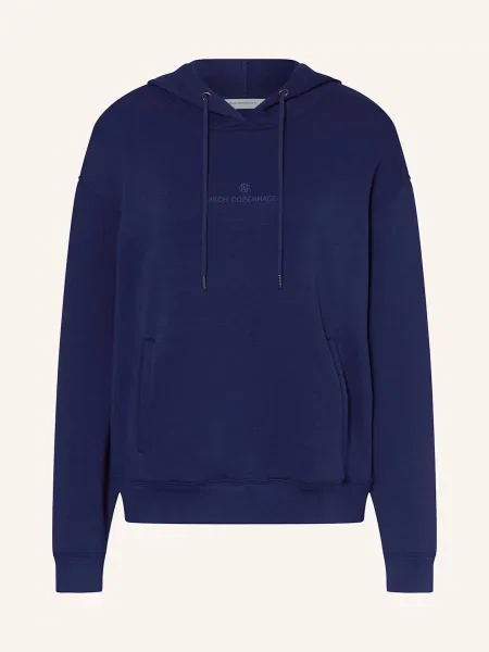 Msch Copenhagen Bluza Z Kapturem Mschima blau granatowa
