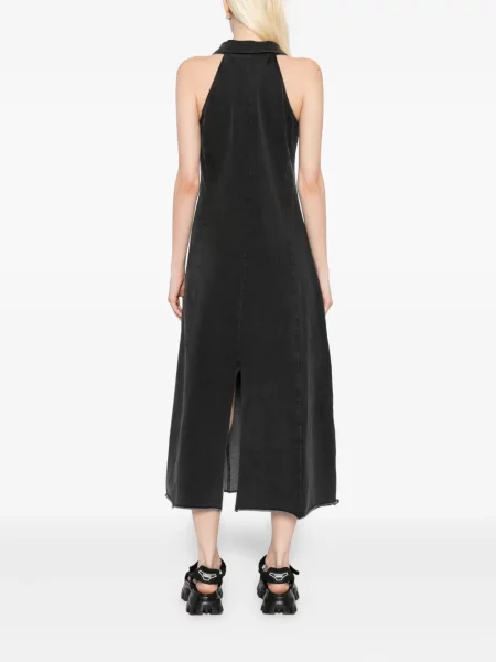 Rochie midi B+ab fără mâneci până la genunchi de costum gri