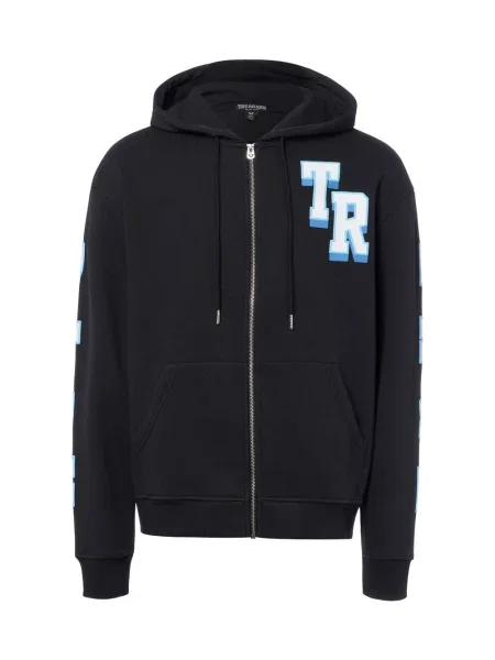 True Religion kurtka z kapturem Mężczyźni S czarny