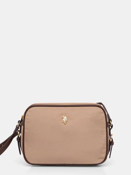 Чанта U.S. Polo Assn. Houston бежово