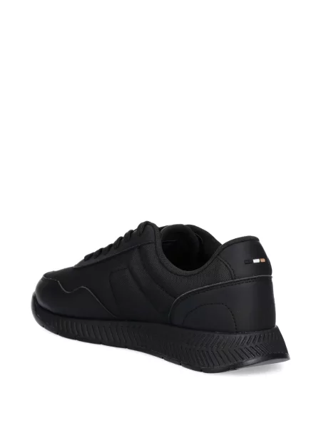 Sneakers Boss με κορδόνια με δαντέλα μαύρο