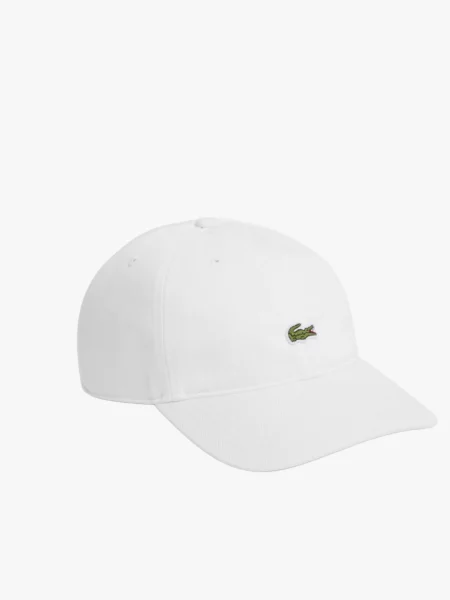 Дитяча кепка Lacoste біла