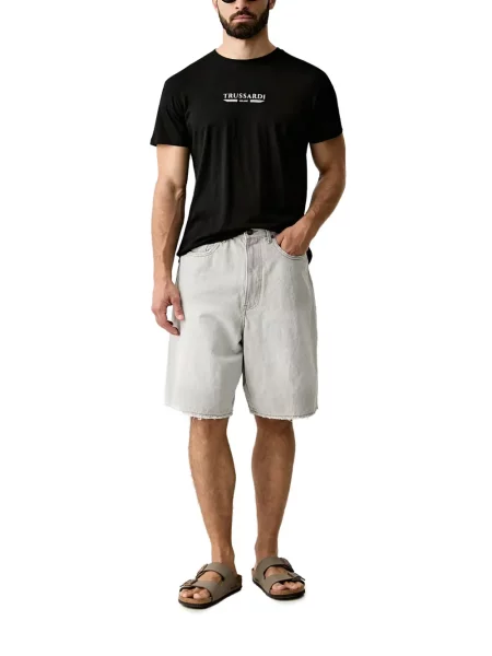 Tricou Trussardi cu imagine negru