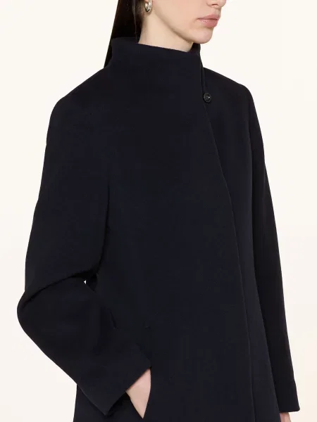 Icons Cinzia Rocca Płaszcz Wełniany blau granatowy