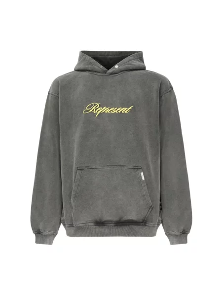 Bluza Represent z nadrukiem szara