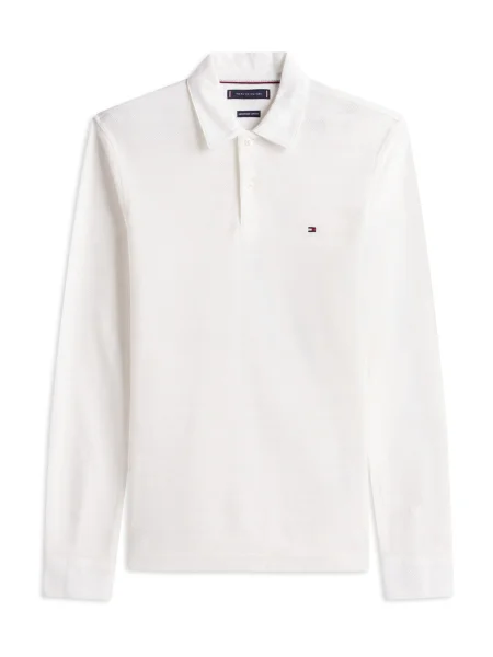 TOMMY HILFIGER Tricou HERRINGBONE' alb