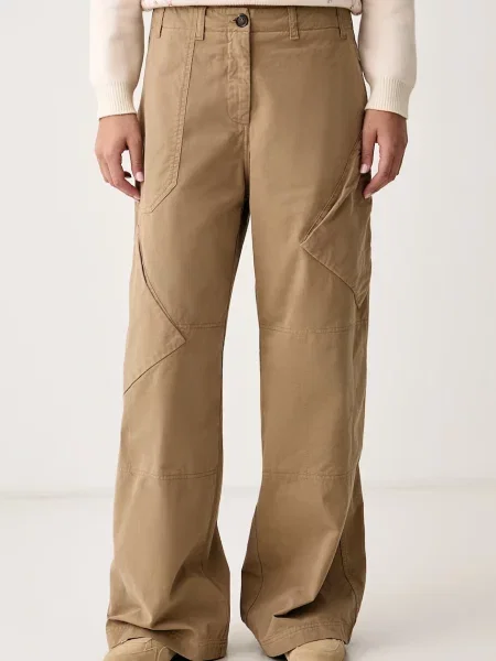 Pinko pantaloni cargo pentru femei din bej