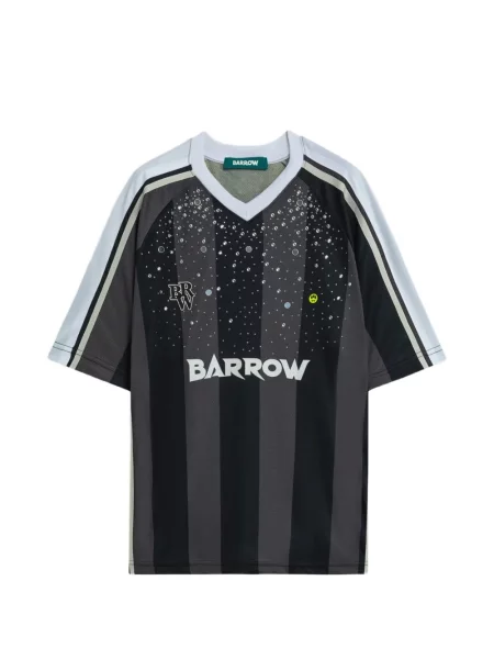 Tričko Barrow s výstřihem do v černé