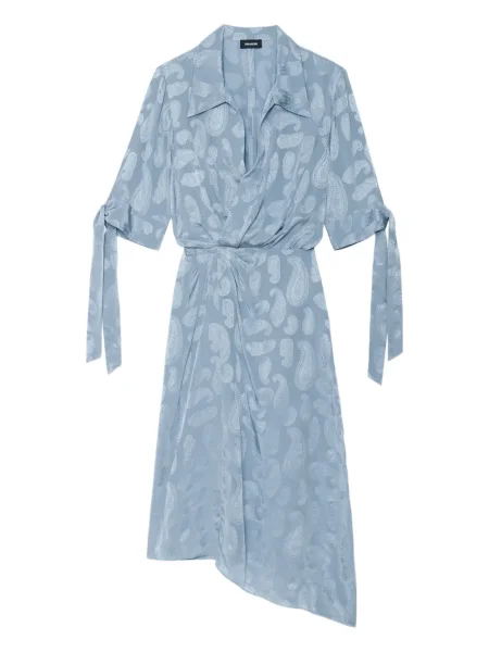 Rochie Zadig&voltaire cu model paisley de costum albastru
