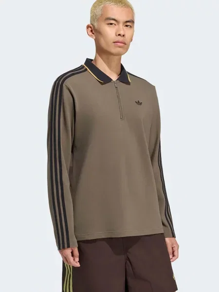 Tricou polo Adidas Originals verde