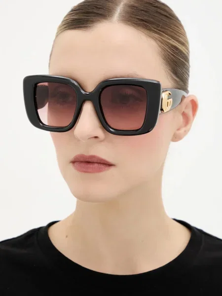 Слънчеви очила Gucci черно
