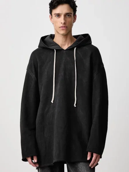 Rick Owens DRKSHDW Peter hanorac cu glugă din pentru bărbați
