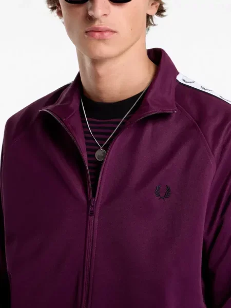 Geacă bomber Fred Perry cu autograf violet